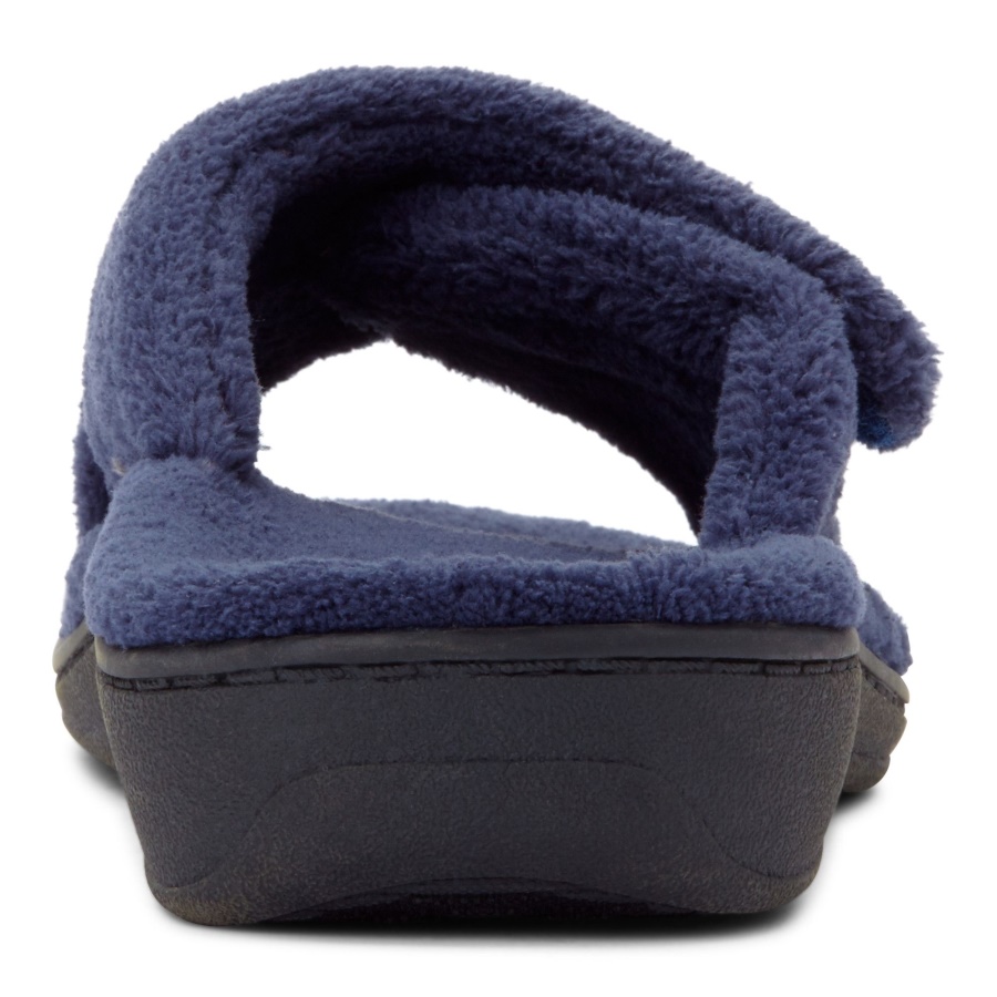 Vionic Navy Relax Slipper