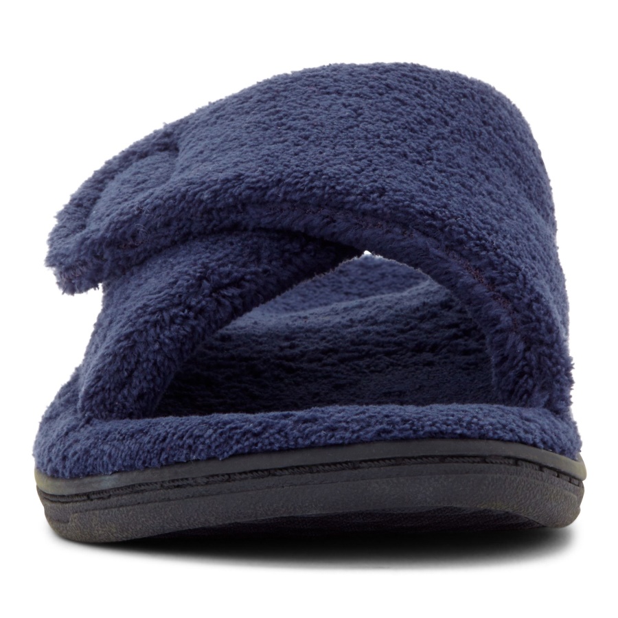 Vionic Navy Relax Slipper