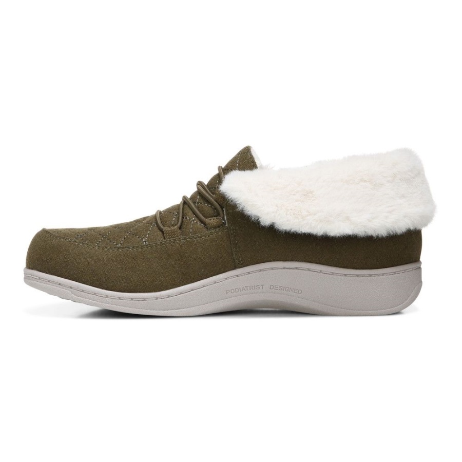 Vionic Olive Believe Slipper
