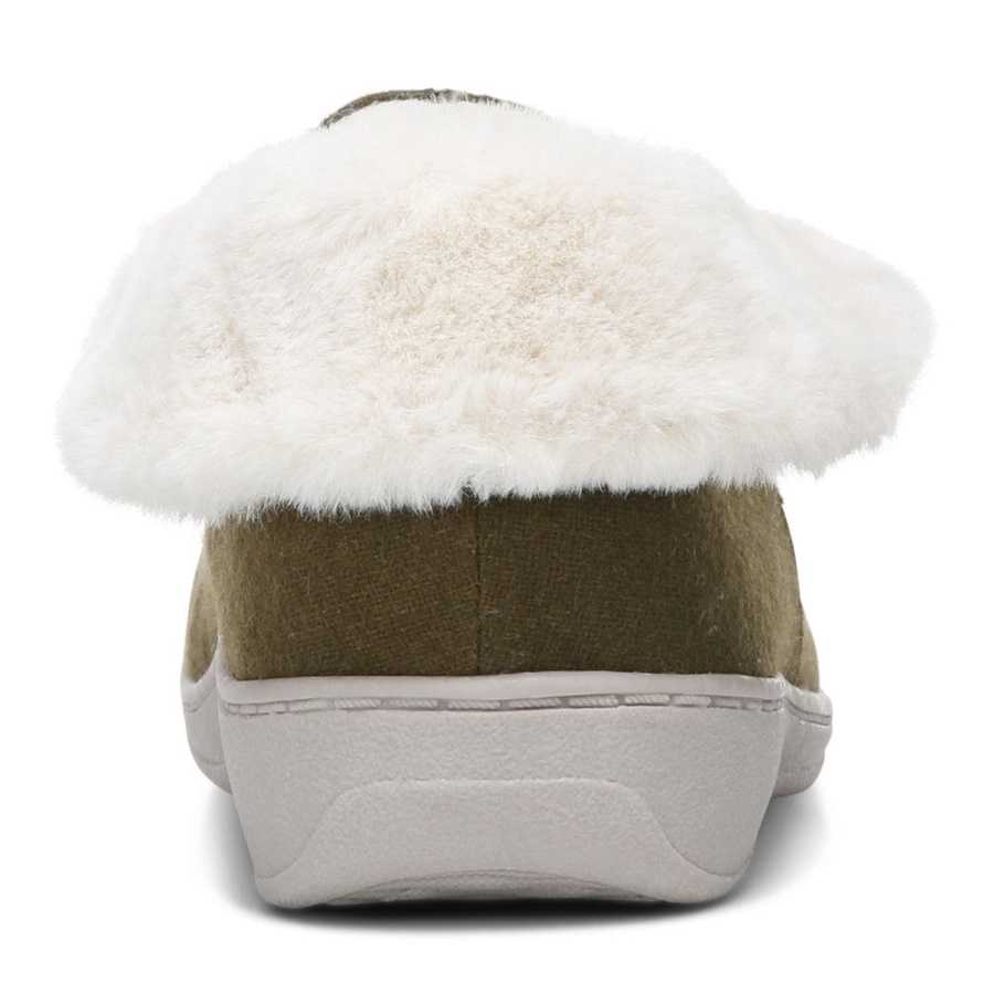 Vionic Olive Believe Slipper