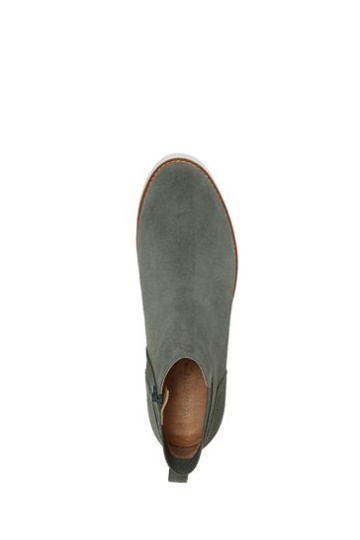 Vionic Olive Green Suede Brionie Ankle Boots
