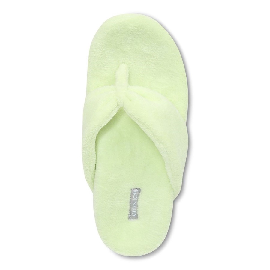 Vionic Pale Lime Lydia Slipper