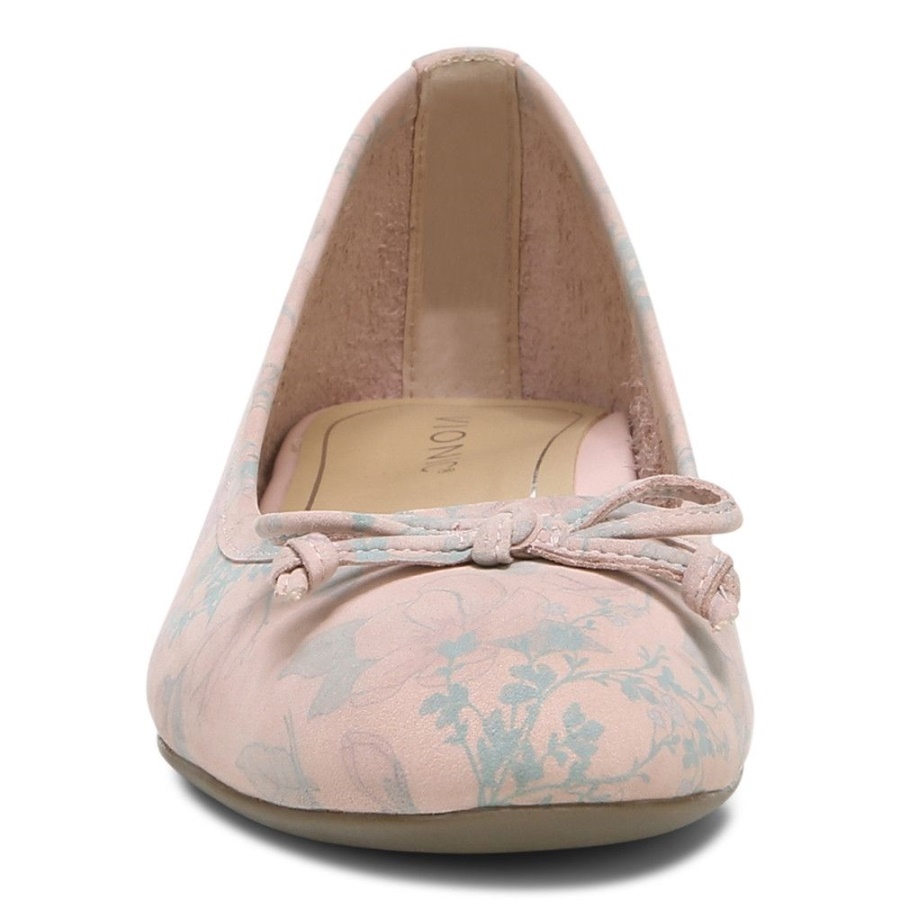 Vionic Peach Botanical Callisto Flat