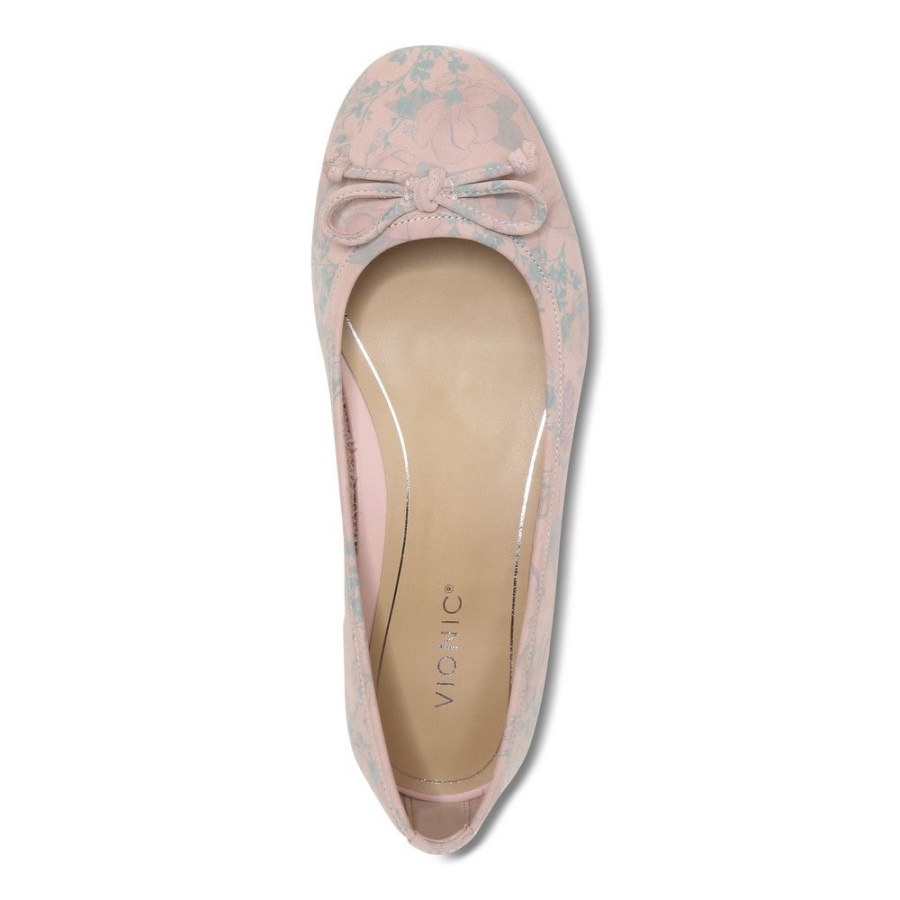 Vionic Peach Botanical Callisto Flat