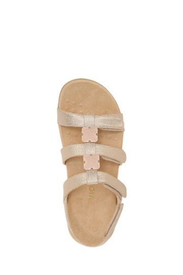 Vionic Pink Amber Ankle Straps Sandals