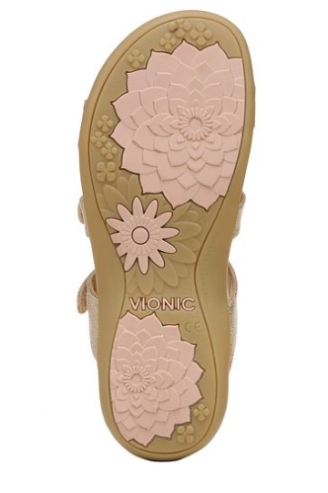 Vionic Pink Amber Ankle Straps Sandals