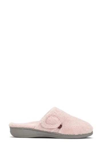 Vionic Pink Gemma Mule Soft Slippers