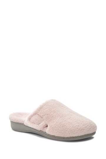 Vionic Pink Gemma Mule Soft Slippers