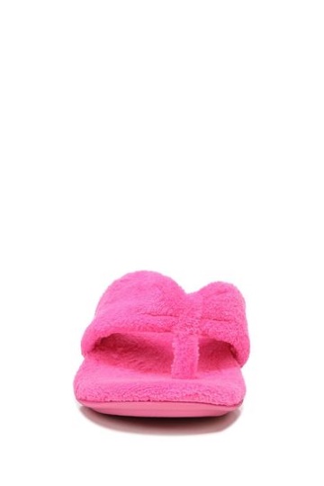 Vionic Pink Glo Terry Lydia Slippers