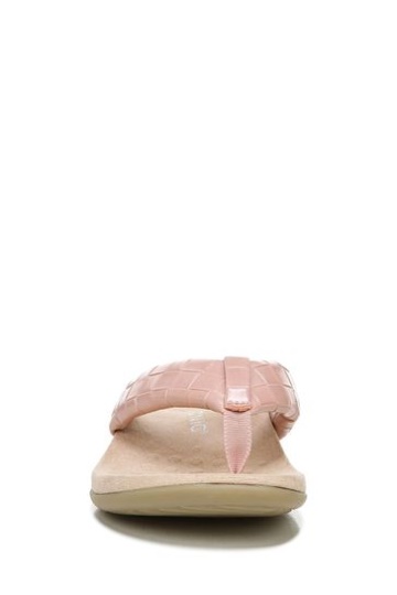 Vionic Pink Layne Thong Sandals