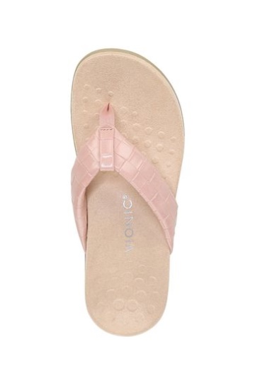 Vionic Pink Layne Thong Sandals