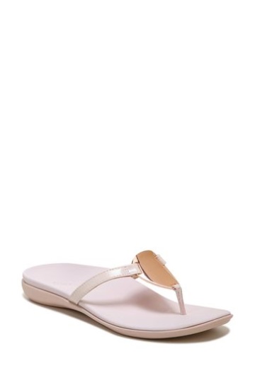 Vionic Pink Raysa Thong Sandals