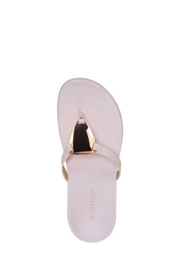 Vionic Pink Raysa Thong Sandals