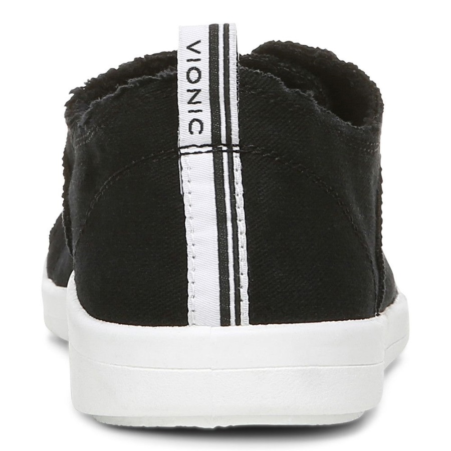 Vionic Pismo Casual Trainer Black Canvas