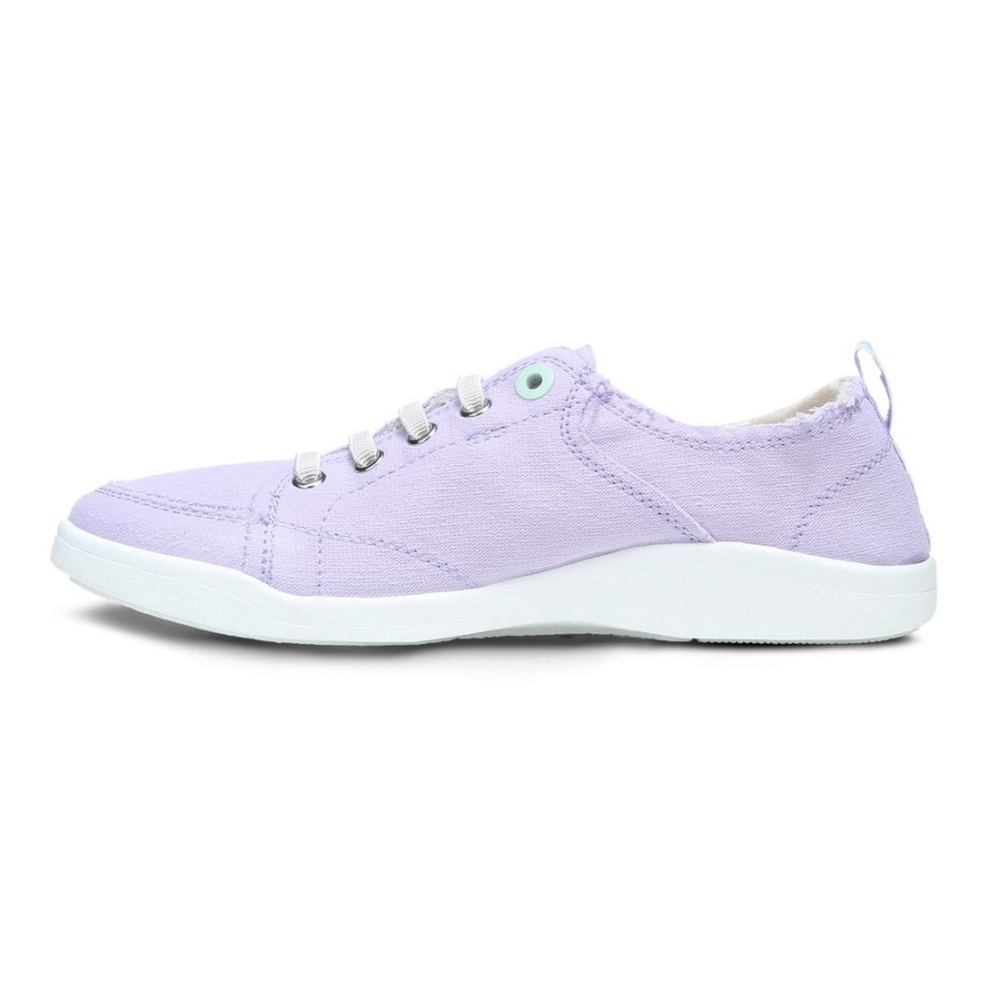 Vionic Pismo Casual Trainer Pastel Lilac Canvas