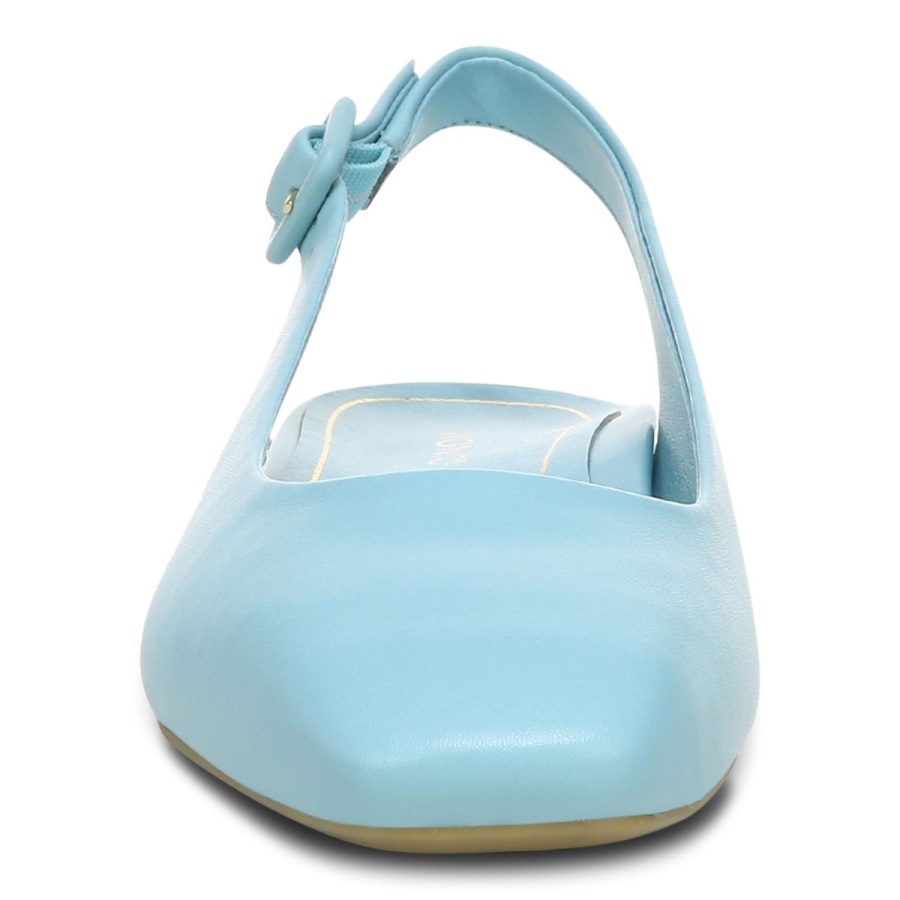 Vionic Porcelain Blue Delphine Slingback Flat