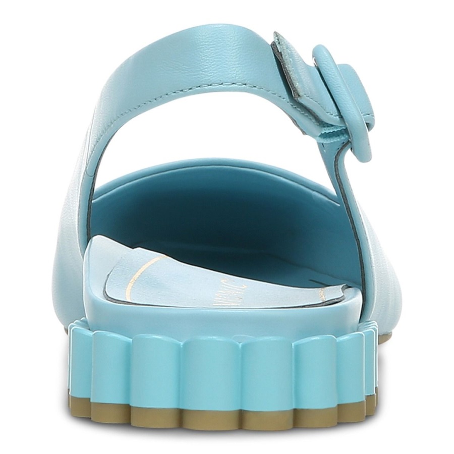 Vionic Porcelain Blue Delphine Slingback Flat