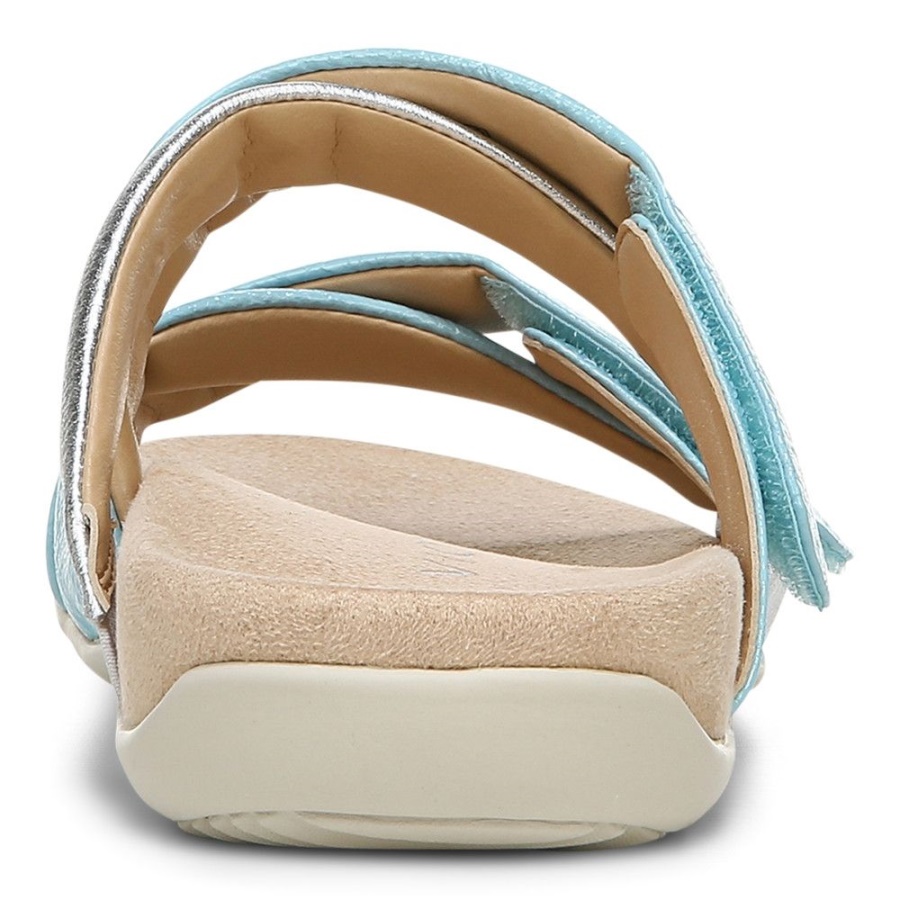 Vionic Porcelain Blue Hadlie Slide Sandal