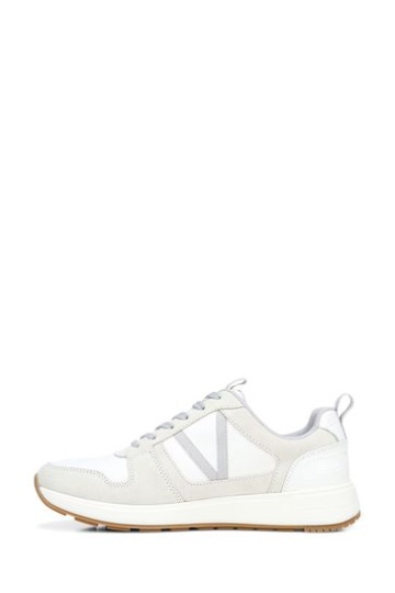 Vionic Rechelle White Lace Up Trainers