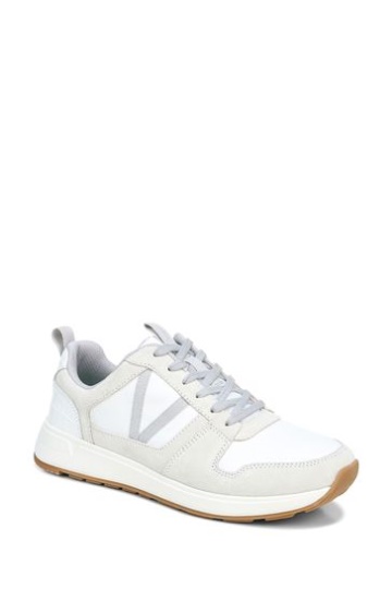 Vionic Rechelle White Lace Up Trainers