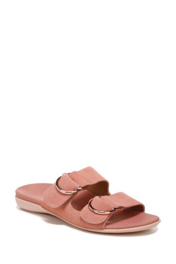 Vionic Red Corlee Slider Sandals