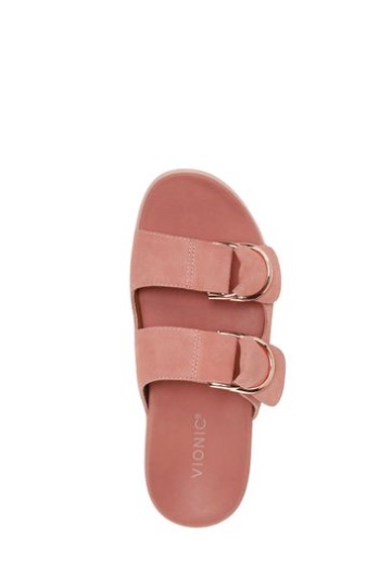 Vionic Red Corlee Slider Sandals