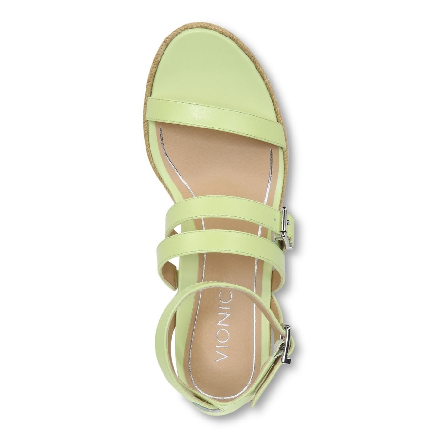 Vionic Sabina Wedge Pale Lime