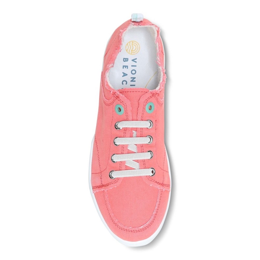 Vionic Sea Coral Canvas Pismo Casual Trainer