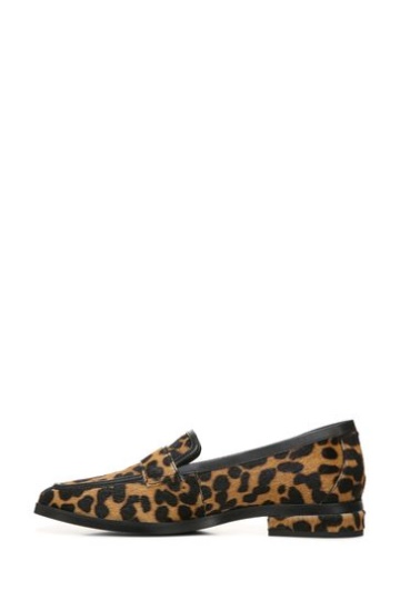 Vionic Sellah Tan Leopard Slip On Shoes