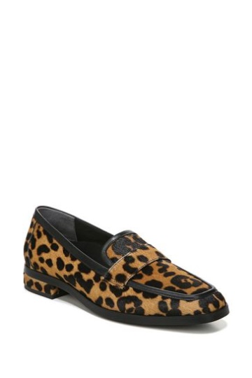 Vionic Sellah Tan Leopard Slip On Shoes