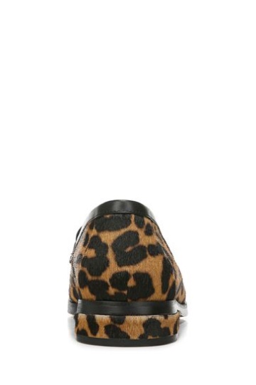 Vionic Sellah Tan Leopard Slip On Shoes