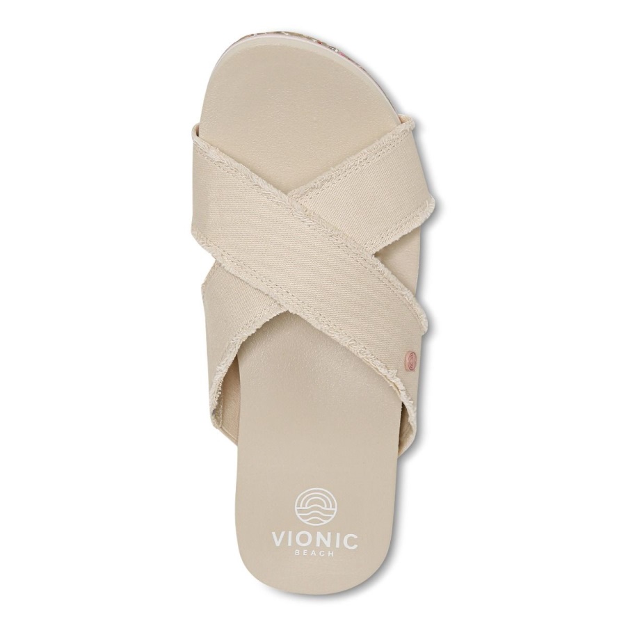 Vionic Semolina Beach Panama Sandal