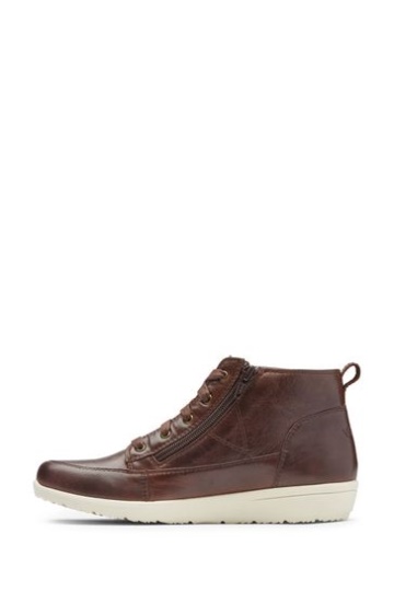 Vionic Shawna Chukka Brown Ankle Boots