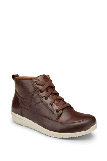 Vionic Shawna Chukka Brown Ankle Boots