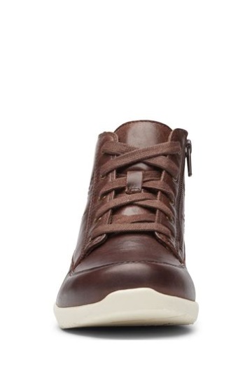 Vionic Shawna Chukka Brown Ankle Boots