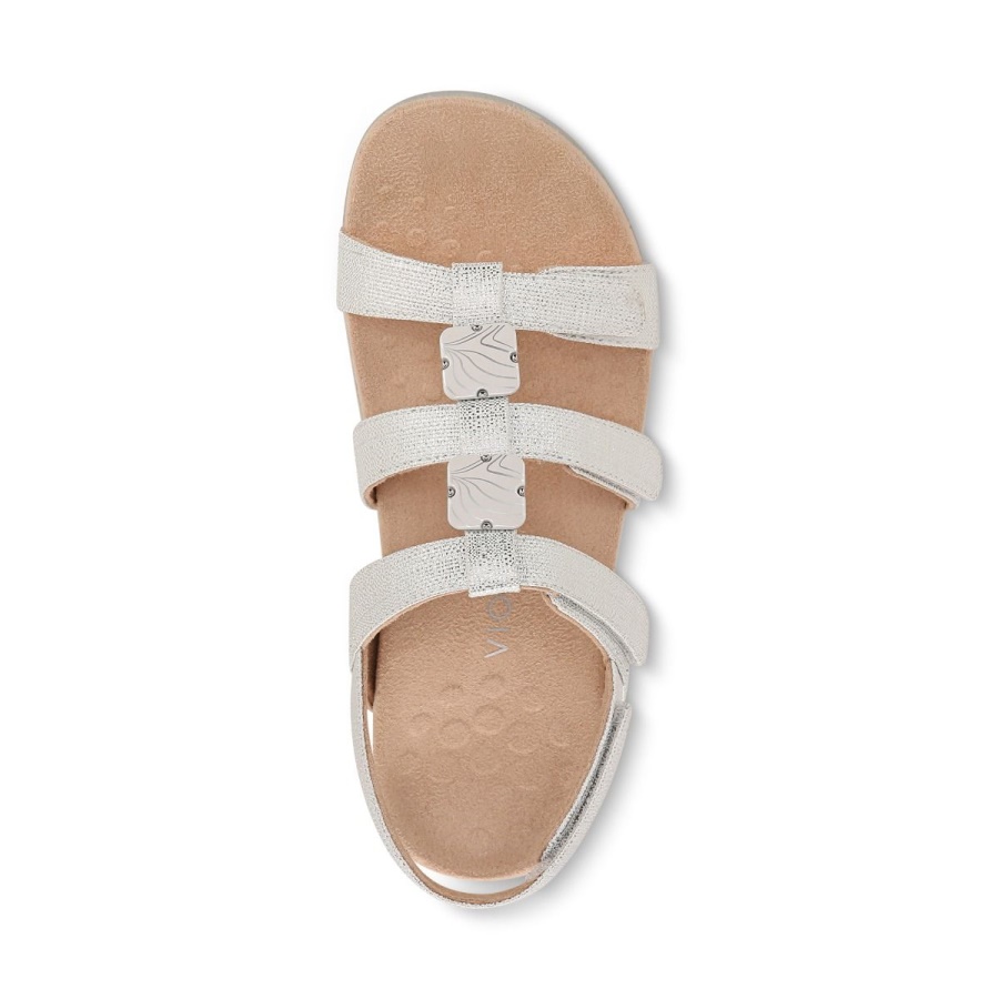 Vionic Silver Amber Adjustable Sandal