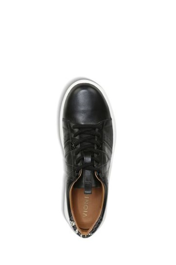 Vionic Simasa Black Lace Up Sneaker Trainers