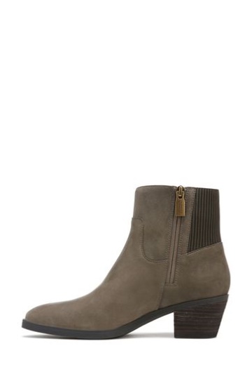 Vionic Stone Grey Nubuck Shantelle Ankle Boots