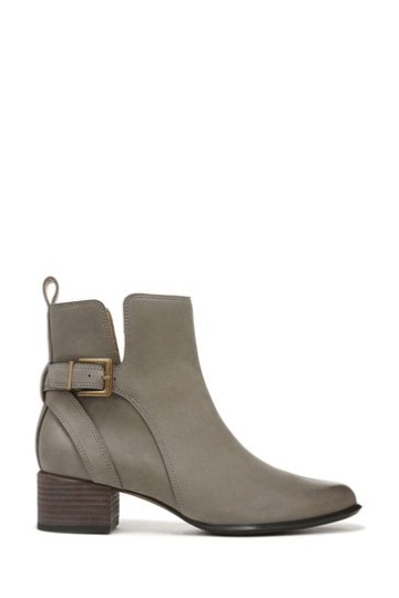 Vionic Stone Grey Waterproof Nubuck Sienna Ankle Boots