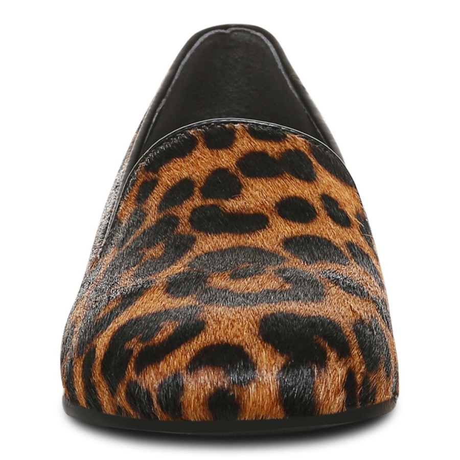 Vionic Tan Leopard Willa Slip on Flat