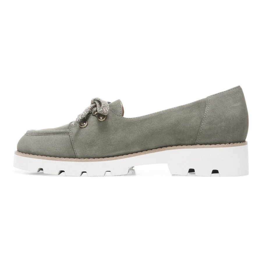 Vionic Teagan Lace Up Loafer Olive