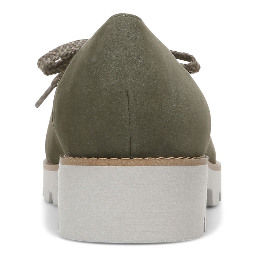 Vionic Teagan Lace Up Loafer Olive
