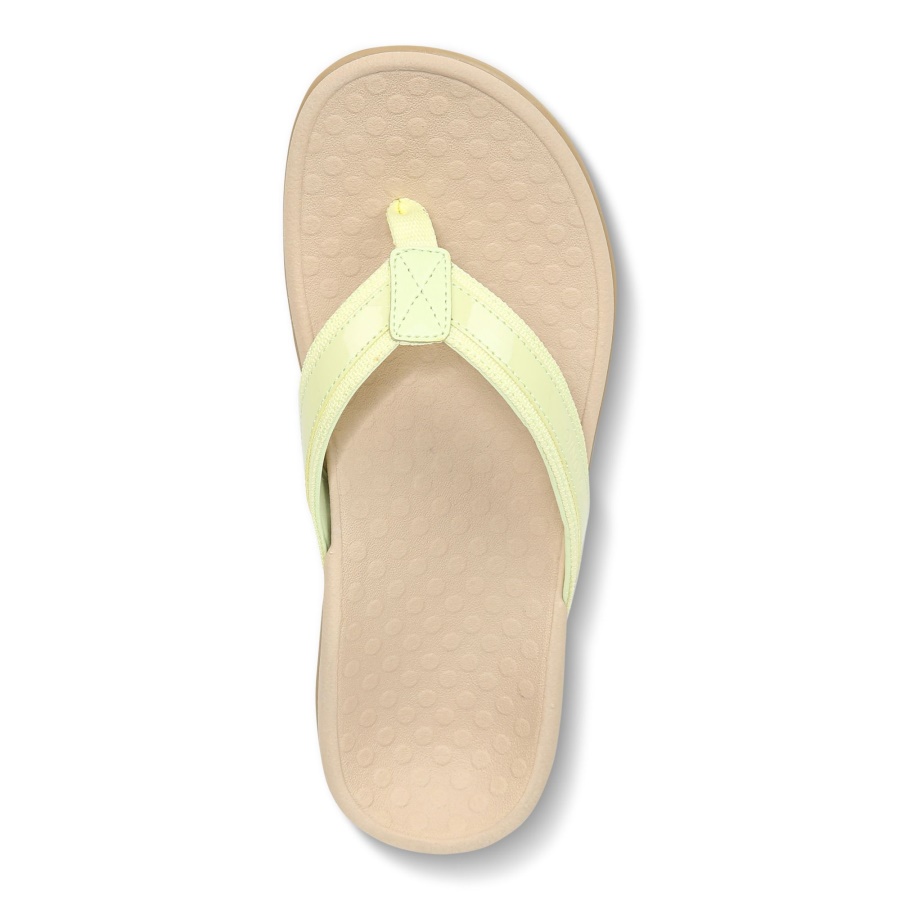 Vionic Tide II Toe Post Sandal Pale Lime