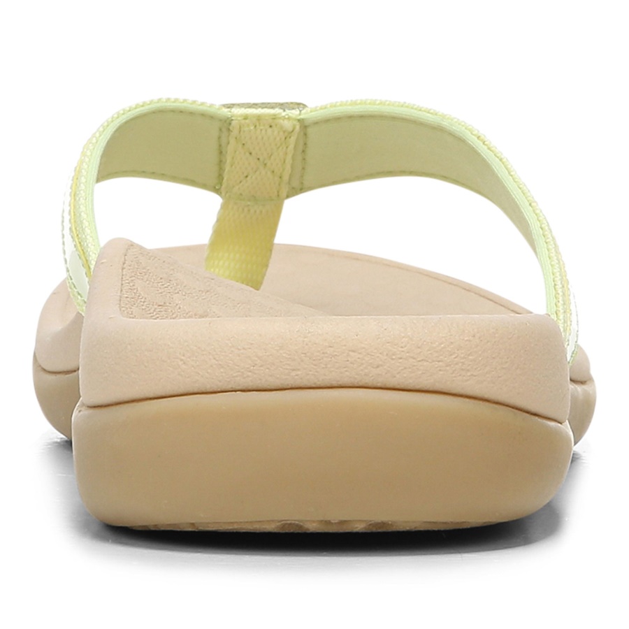 Vionic Tide II Toe Post Sandal Pale Lime