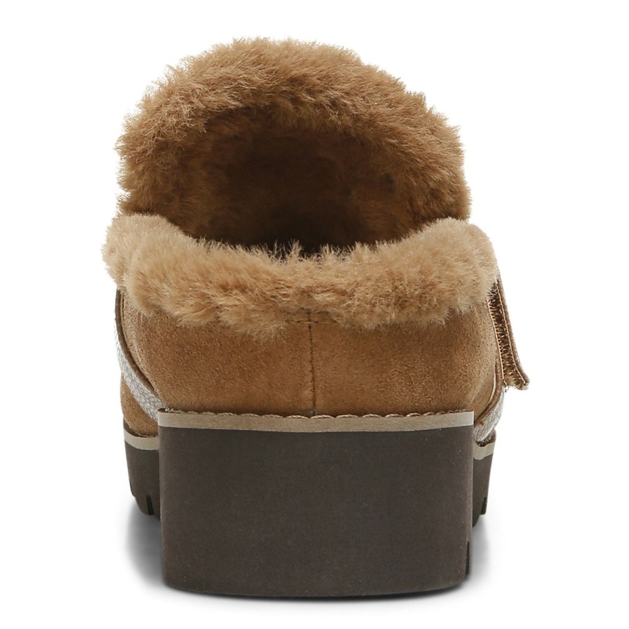 Vionic Toffee Suede Kailen Mule