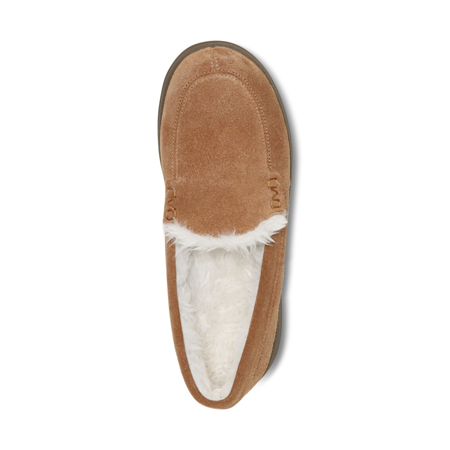 Vionic Toffee Suede Lynez Slipper