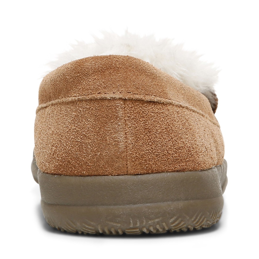 Vionic Toffee Suede Lynez Slipper
