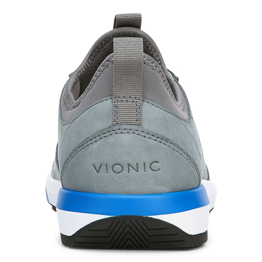 Vionic Trent Sneaker Grey Nubuck