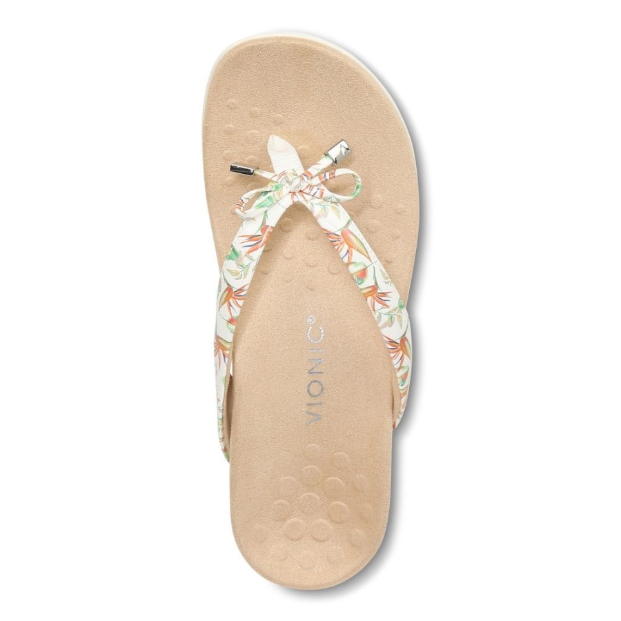 Vionic Tropical Marshmallow Bella Toe Post Sandal