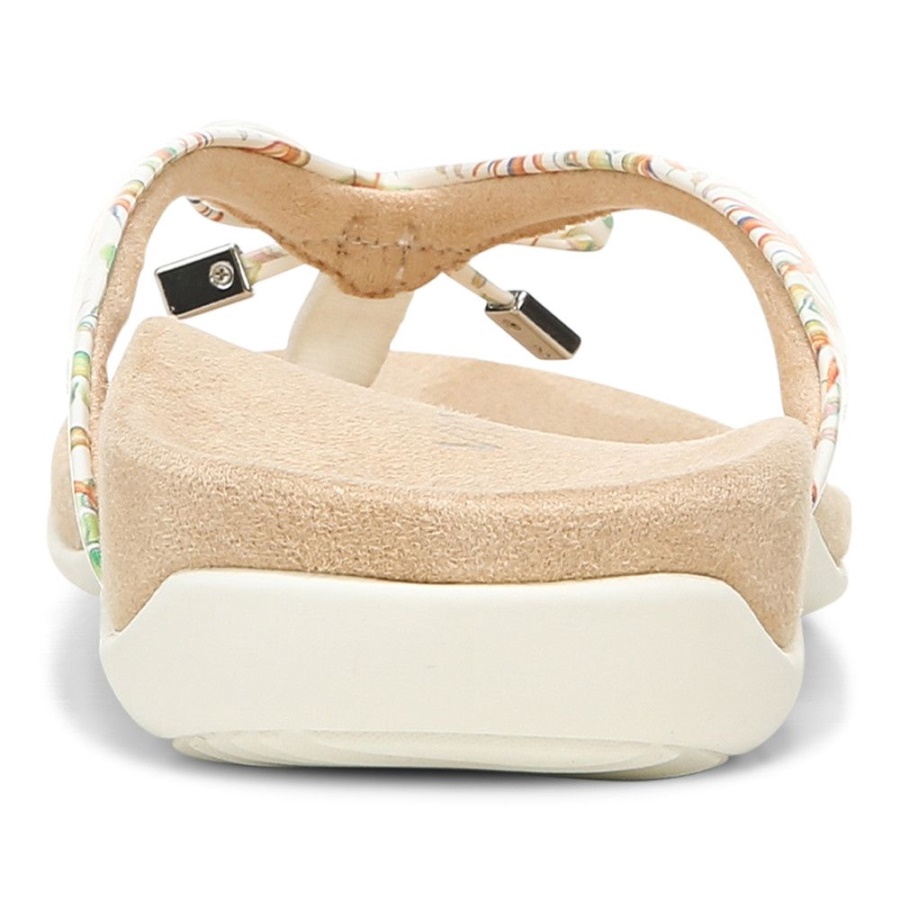 Vionic Tropical Marshmallow Bella Toe Post Sandal